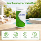 ClearView Bromine Tablets 1 Inch 2 Lbs for Spas, 1" Brominating Tabs Chemical Sanitizer for Pools & Hot Tubs, Slow Dissolving Low Chlorine Odor, Kill Bacteria & Control Algae