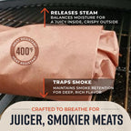 Bryco Goods Pink Butcher Paper Roll - Case Pack of 12 Rolls - 18" x 175' (2100") - Made in USA - Food-Grade Peach Butcher Paper for Smoker, BBQ, Grilling, Smoking Meat - Unbleached Uncoated Unwaxed