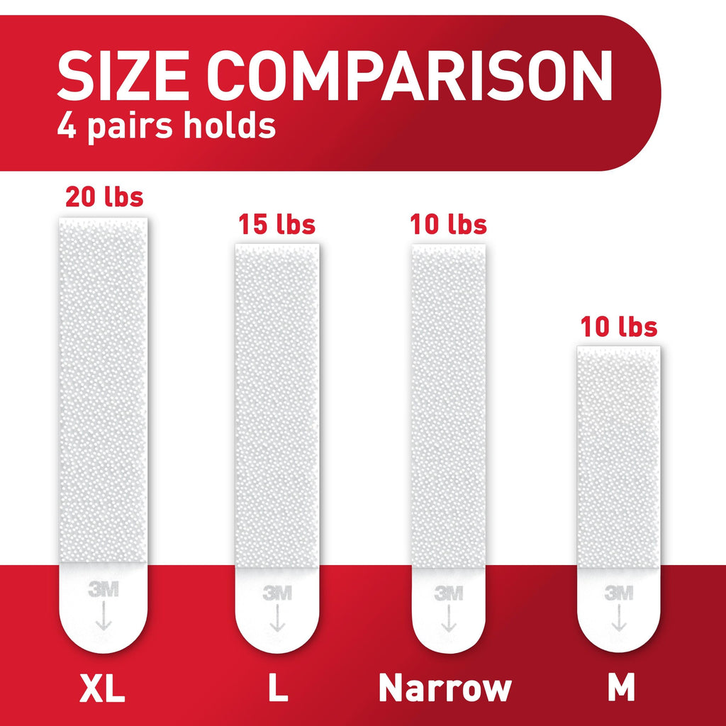 Command X-Large (20 lb) Picture Hanging Strips, 10 Pairs (20 Strips)