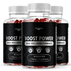 (3 Pack) Boost Power Gummies - Official BoostPower Gummys Advanced Premium Formula Maximum Strength, All Natural Daily JellyLean Vitamins Support for Overall Health & Wellness, 90 Gummies for 3 Months