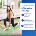 Pure Encapsulations L-Glutamine 500 mg - Supplement for Immune and Digestive Support, Gut Health and Lining, Metabolism, and Muscle Support* - with Free-Form L-Glutamine - 90 Capsules