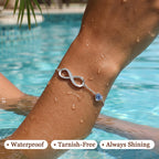 CDE Birthstone Infinity Bracelet Hypoallergenic WaterProof Jewelry Gift
