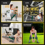 Tribe Lifting Fabric Resistance Bands for Exercise - Hip Bands for Working Out Legs, Glutes, Knees and Thighs for Men and Women - Cloth Circle Booty Bands for Physical Therapy (Green)