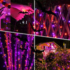 weillsnow 500 LED Halloween Lights Outdoor,164 FT Twinkle Lights Waterproof