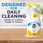 Pledge pH-Balanced Multisurface Cleaner Spray for Everyday Care, Fresh Citrus Scent, 25oz (Pack of 3)
