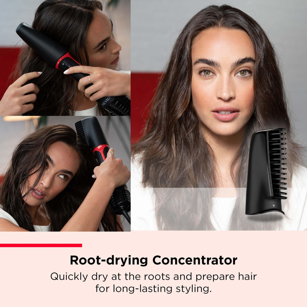 REVLON One-StepTM Blow-Dry Multi Air Styler 5-in-1 (Detachable Heads, Curler, Dryer, Volumiser, Styler and Shape Enhancer). RVDR5370