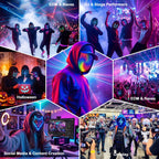 MEGOO Led Light up Mask with Gesture Sensing,Boys Toys Gifts for Kids
