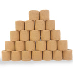 24 Pack Brown Breathable Self Adhesive Bandage Wrap 2 Inch, Multi-Purpose Non-Woven Cohesive Wrap - Vet Wrap | Athletic Tape | Medical Tape, Ankle Sprains, Swelling, Pets.