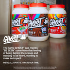 GHOST Whey Protein Powder, Lucky Charms Cereal Milk - 2LB, 25G of Protein - Whey Protein Isolate & Concentrate Blend - Post Workout Fitness & Nutrition Shakes, Smoothies & Baking - Soy & Gluten-Free
