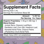 MARYRUTH'S Organics Herbal Supplement Drops | Support Renal & Urinary Systems | Juniper Berry | Cleavers | Dandelion | Hawthorn | Horsetail & Chanca Piedra | Vegan | Non-GMO | 1 Fl Oz