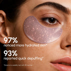 MAREE Violet Eye Gels - Marine Collagen Under Eye Patches for Puffy Eyes - Undereye Mask Patches for Women - Moisturizing Gel Eye Masks with Grape Water - Gel Pads