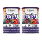 Dr. Schulze's SuperFood Ultra - Plant-Based Superfood Powder for Active Lifestyle Support - Vital Nutrients - Natural Ingredients - Gluten-Free & Dairy-Free - Vegan - 17.4 oz (13 Servings) - 2 Pack