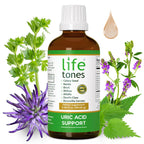 Life Tones Uric Acid Support - Joint Health for Men & Women - Liquid Uric Acid Cleanse for High Absorption - Herbal Cleanse Detox for Joint Comfort - Boost Flexibility - 3.38 fl oz
