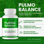 Pulmo Balance Capsules, Official PulmoBalance Supplement Pills - Maximum Strength, All Natural Lung Cleanse & Health Support, Advanced Formula for Healthy Flow, Comfort & Detox Reviews (60 Capsules)