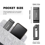 Perilogics Airplane Phone Holder Mount Universal in Flight Hands Free Viewing with Multi-Directional Dual 360 Degree Rotation (Black/Black)