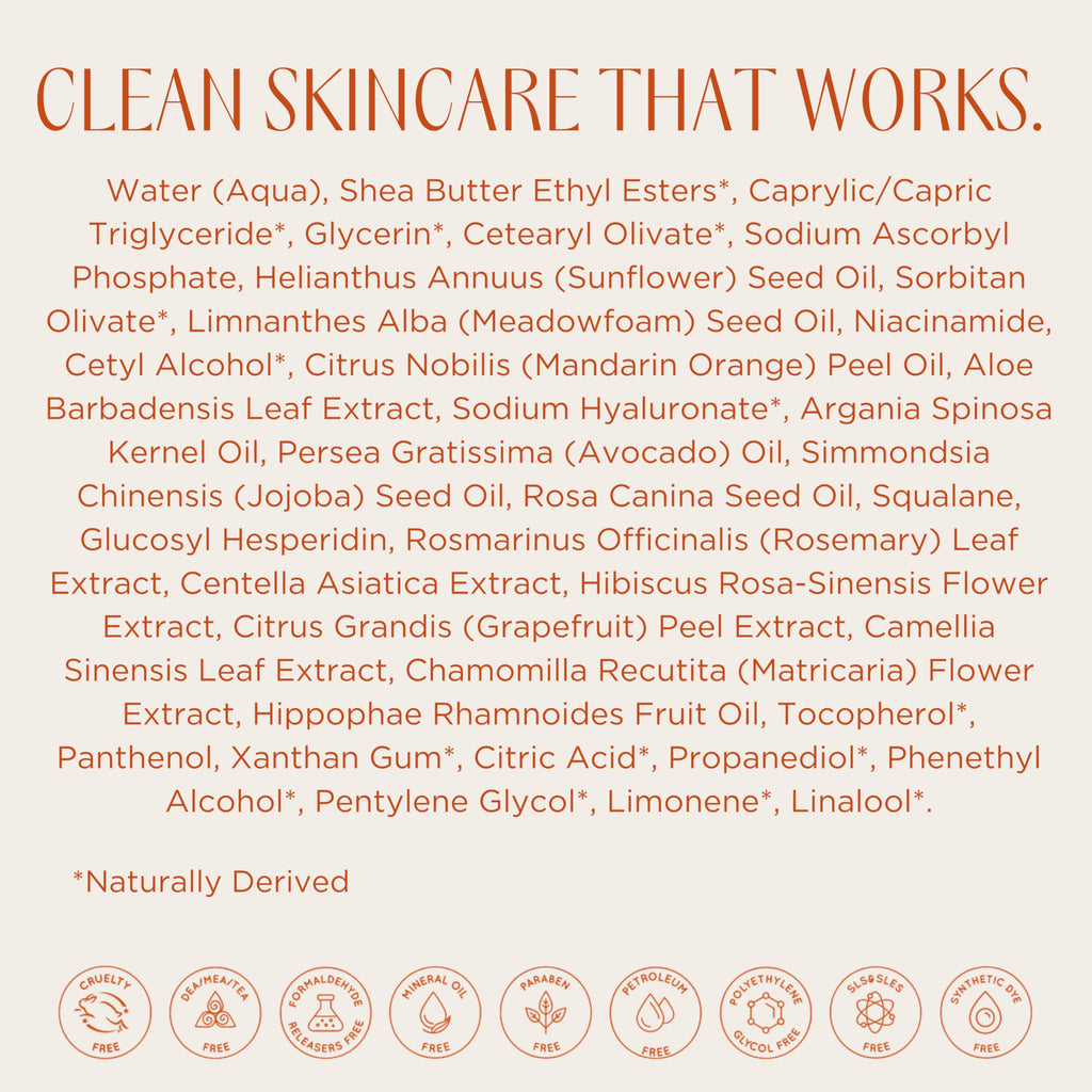 InstaNatural Vitamin C Moisturizer Face Cream, Brightens and Reduces the Look of Fine Lines and Wrinkles, Moisturizing Lotion for Dry Skin, with Hyaluronic Acid, 3.4 FL Oz