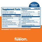 Bariatric Fusion ONE Per Day Bariatric Hair Skin and Nails Vitamins REJUVENATOR for Women | Vegan Hair Growth Vitamins with Biotin, Vitamin B12, and B1 | Easy to Swallow | 120 Capsules