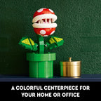 LEGO Super Mario Piranha Plant Building Sets for Adults - Mario Collectible for Men & Women, Ages 18+ Years - Gift for Christmas - Bedroom, Home Office, or Book Shelf Decor - 71426