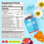 EnvyDeal Ashwagandha Gummies, 2000mg Organic Ashwa Root Extract Supplement for Women & Men - 60 Count - Ashwagandha Blend Gummies Combination Supplements
