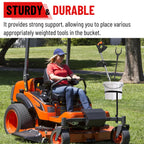 5 Gallon Trash Bucket Holder for Zero Turn Mowers, Bucket Storage Holder