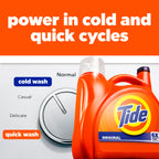 Tide Liquid Laundry Detergent, Original Scent, 126 Loads, 158 fl oz, Boosted Clean even in cold water, laundry soap, concentrated liquid detergent