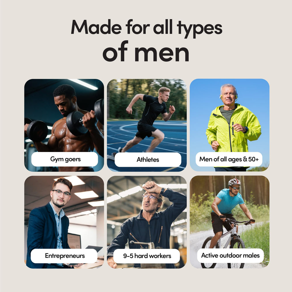 Alpha Tribe Multivitamin for Men with Seamoss Black Seed Oil Ashwagandha Burdock Root, Turmeric Bladderwrack, Vitamin C, Elderberry, Manuka, Yellow Dock | Daily Men's Vitamins and Minerals Supplement