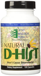 Ortho Molecular Product Natural D-Hist - 120 Capsules