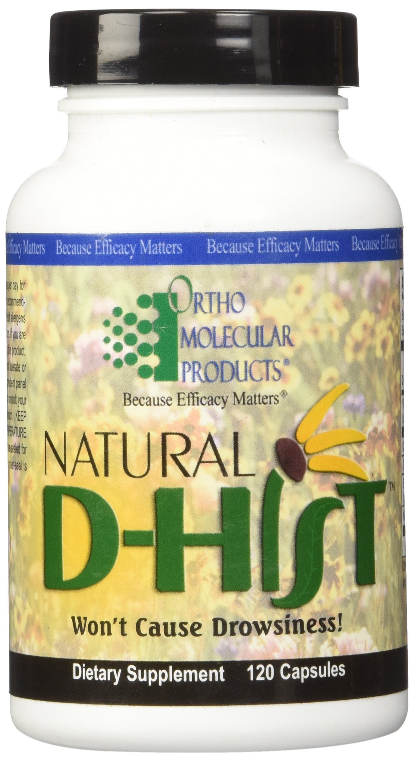 Ortho Molecular Product Natural D-Hist - 120 Capsules