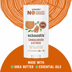 Schmidt's Aluminum Free Natural Deodorant Sandalwood & Citrus 2.65 oz 2 ct
