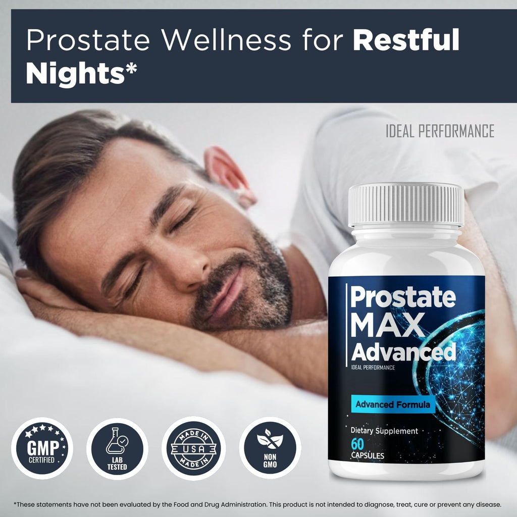 Prostate Max Supplement, Prostate Max Advanced Capsules for Men - Maximum Strength for Daily Wellness & Comfort, All Natural, ProstateMaxAdvanced Pills Reviews (5 Pack)