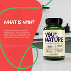 YOUBYNATURE NMN 1000mg Nicotinamide Mononucleotide Supplement | Vegan Gluten-Free Unflavored Veggie Capsules | 60 Capsules | 30 Servings | Daily Supplement for Adults
