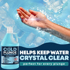 Durabasics 3in1 Cold Plunge Water Treatment – Helps Maintain Clear, Fresh-Looking Water | Cold Plunge Cleaner & Water Stabilizer | 64 -Week Supply | Easy to Use | Ice Bath Water Treatment – 64 oz