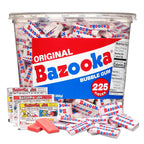 Bazooka Bubble Gum Bulk, 225 Count Tub of Chewing Gum