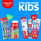 Colgate Kids Toothpaste Pump with Fluoride for Cavity Protection, Ages 6+, ADA Accepted, Bubble Fruit, 4.4 Ounce, 6 Pack