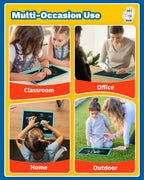 TEKFUN 15" LCD Writing Tablet for Kids, Large Drawing Pad for Boys & Girls, Screen-Free Way to Keep Kids Busy, Reusable Doodle Board for Learning & Travel, Great Christmas Gift Idea(15in Blue)