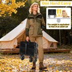 Foldable Collapsible Wagons Carts with Wheels — Folding Utility Wagon Cart