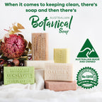 Australian Botanical Soap 16-Bar Set, Goats Milk & Soya Bean 8-Pack + Variety 8-Pack,| 6.6 OZ Triple-Milled Soap Bars with Organic Shea Butter & Sustainable Plant Oils