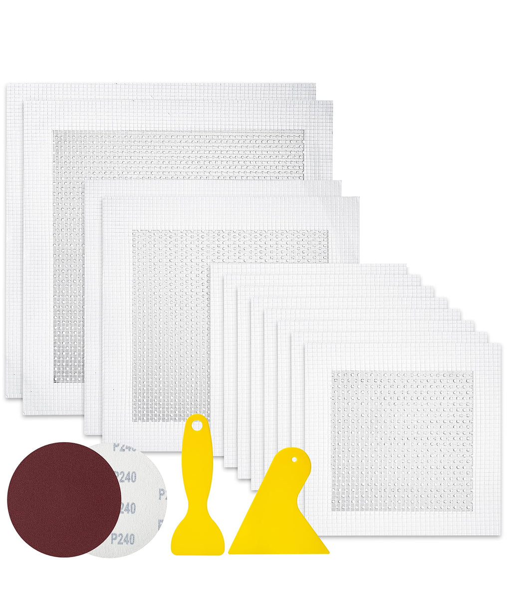 Bates- Drywall Repair Kit, 16 pcs, Aluminum Wall Repair Patch Kit