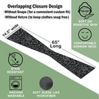 Wise Haven Reversible Adult Bibs for Women & Men - Adult Bib Scarf for Elderly - Dining Clothing Protectors - Washable Dining Scarf for Senior Citizens