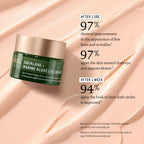 BIOSSANCE Squalane and Marine Algae Eye Cream - Anti-Aging Under Eye Cream for Fine Lines, Wrinkles, and Puffiness - Hydrating & Lifting Formula with Hyaluronic Acid and Paracress Extract - 0.5 Ounce