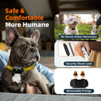 Ultra-Small Dog Shock Collar, Ultra-Light & Thin Dog Training Collar with 1300ft Remote, Tailored for Small Dogs 5-15lbs & Medium Dogs, 198-Level Precise Control, Waterproof, Rechargeable (Black)