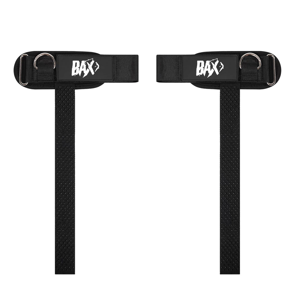 Ekko Weight Lifting Straps With Cuffed D Ring, Wrist Support for Men, Heavy Duty Thick Comfortable Lifting Straps, Secure Fit, Enhanced Grip, Straps for Weightlifting & Gym Training, Black