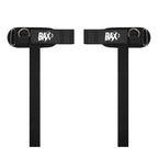 Ekko Weight Lifting Straps With Cuffed D Ring, Wrist Support for Men, Heavy Duty Thick Comfortable Lifting Straps, Secure Fit, Enhanced Grip, Straps for Weightlifting & Gym Training, Black