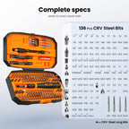JOREST 152 in 1 Precision Screwdriver Set, Tool Gifts for Men, Magnetic Repair Tool Kit for Electronics, Macbook, Laptop, PC, RC, PS5, iphone,Jewelers, XBOX, Glasses