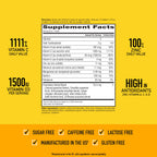 Airborne 1000mg Vitamin C with Vitamin D & Zinc, Sugar Free Multivitamin Immune Support Supplement, Antioxidants Vitamins A C & Vitamin E, 30 Effervescent Tablets, Zesty Orange Flavor