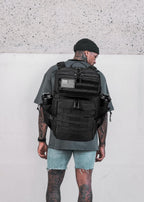 LHI Military Tactical Backpack for Men and Women 45L Army 3 Days Assault Pack Bag Large Rucksack with Molle System Black