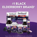 Sambucol Cold and Flu Relief Tablets - Homeopathic Black Elderberry Cold Medicine, Drowsy Free Remedy for Adults with Zinc, Quick-Dissolving Tablets for Men and Women - 60 Count