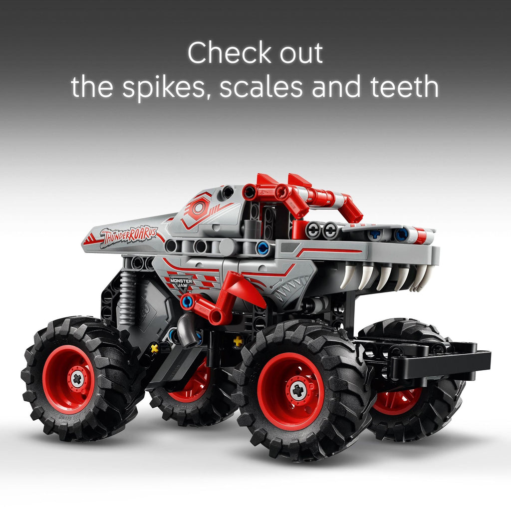 LEGO Technic Monster Jam ThunderROARus Pull-Back Monster Truck Toy - Building Toy for Kids, Boys and Girls, Ages 7+ - Creative Gift Idea for Lovers of Monster Trucks - 42200