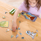 Melissa & Doug Disney Princess Tiana Magnetic Dress-Up Wooden Doll Pretend Play Set (30+ pcs) - FSC Certified