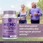 Valdivia Memo Master Capsules - Premium MemoMaster Daily Memory & Focus, All Natural Memory Formula for Wellness - 60 Capsules for 1 Month